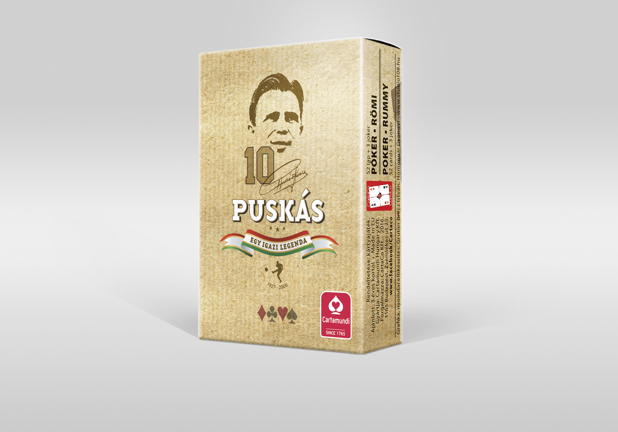 Puskás - Egy igazi legenda, póker kártya