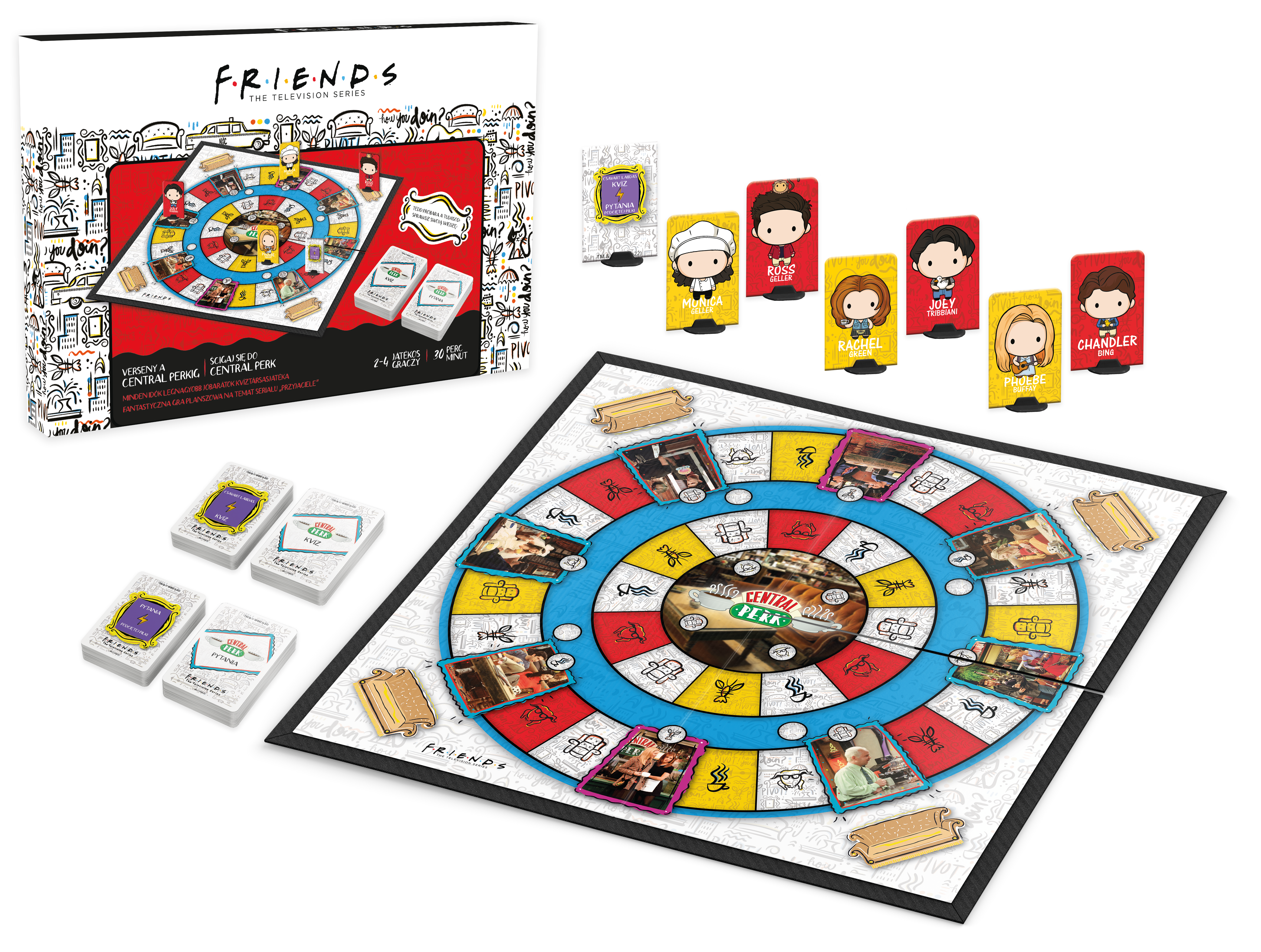 Friends - Verseny a Central Perk kávézóba! társasjáték