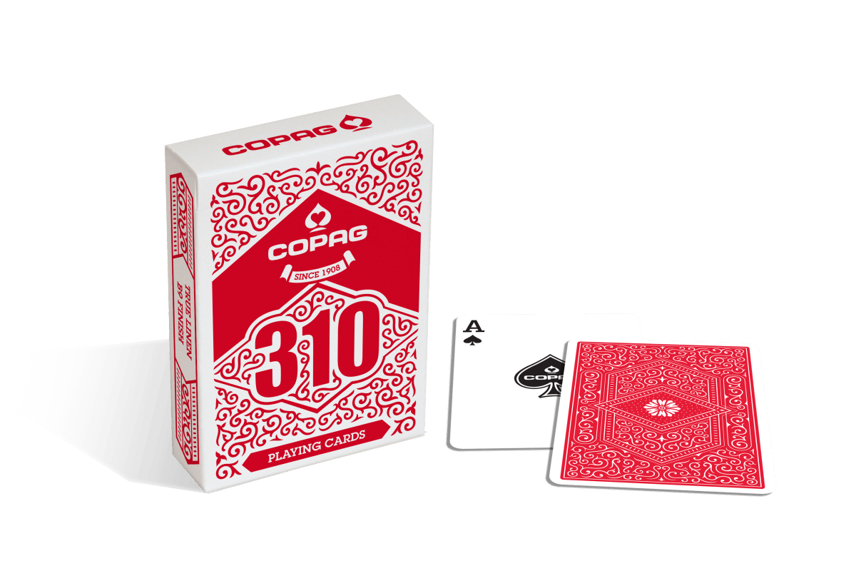 Copag 310 Slimline bűvész kártya, kék és piros hátlappal