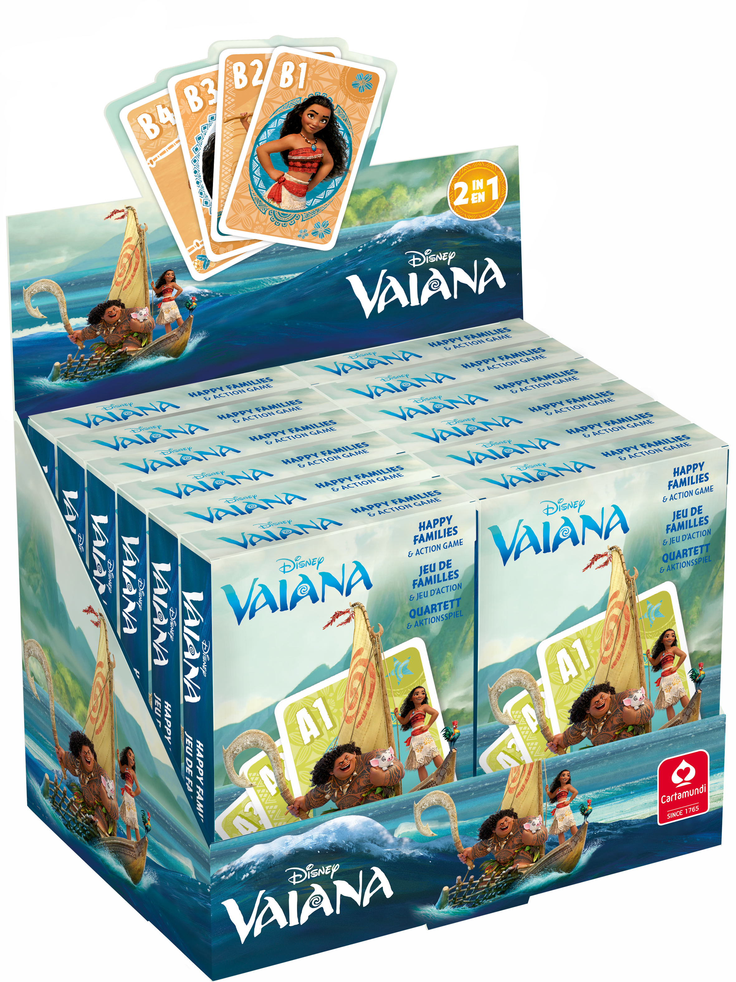 Vaiana kvartett kártya