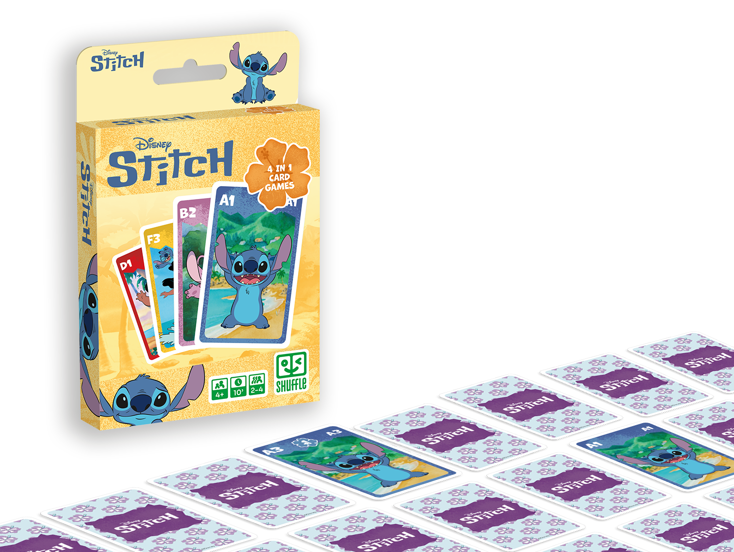 Stitch 4 az 1-ben kártyajáték