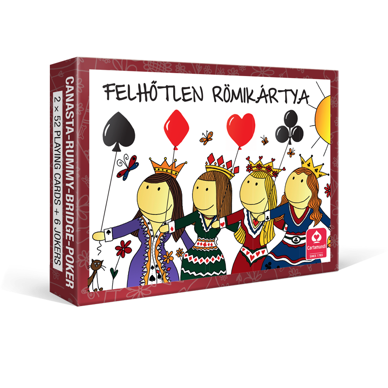 Felhőtlen dupla römi kártya