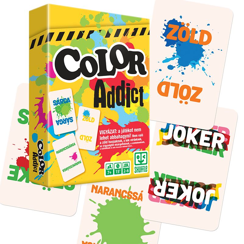 COLOR ADDICT Classic - Legyél Te is színfüggő - kártya játék