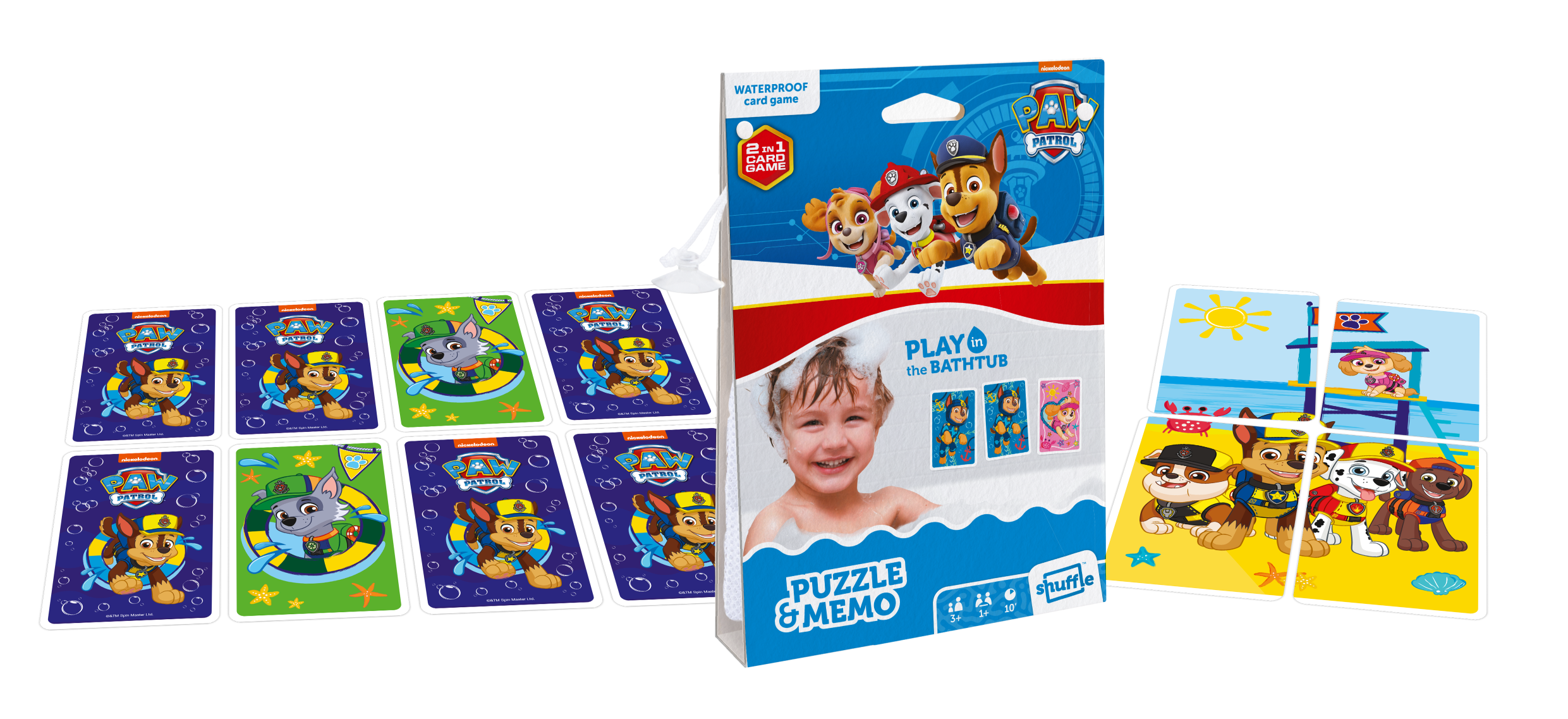 Aqua - Paw Patrol, Mancs őrjárat cseppmentes strandkártya, 100% plasztik