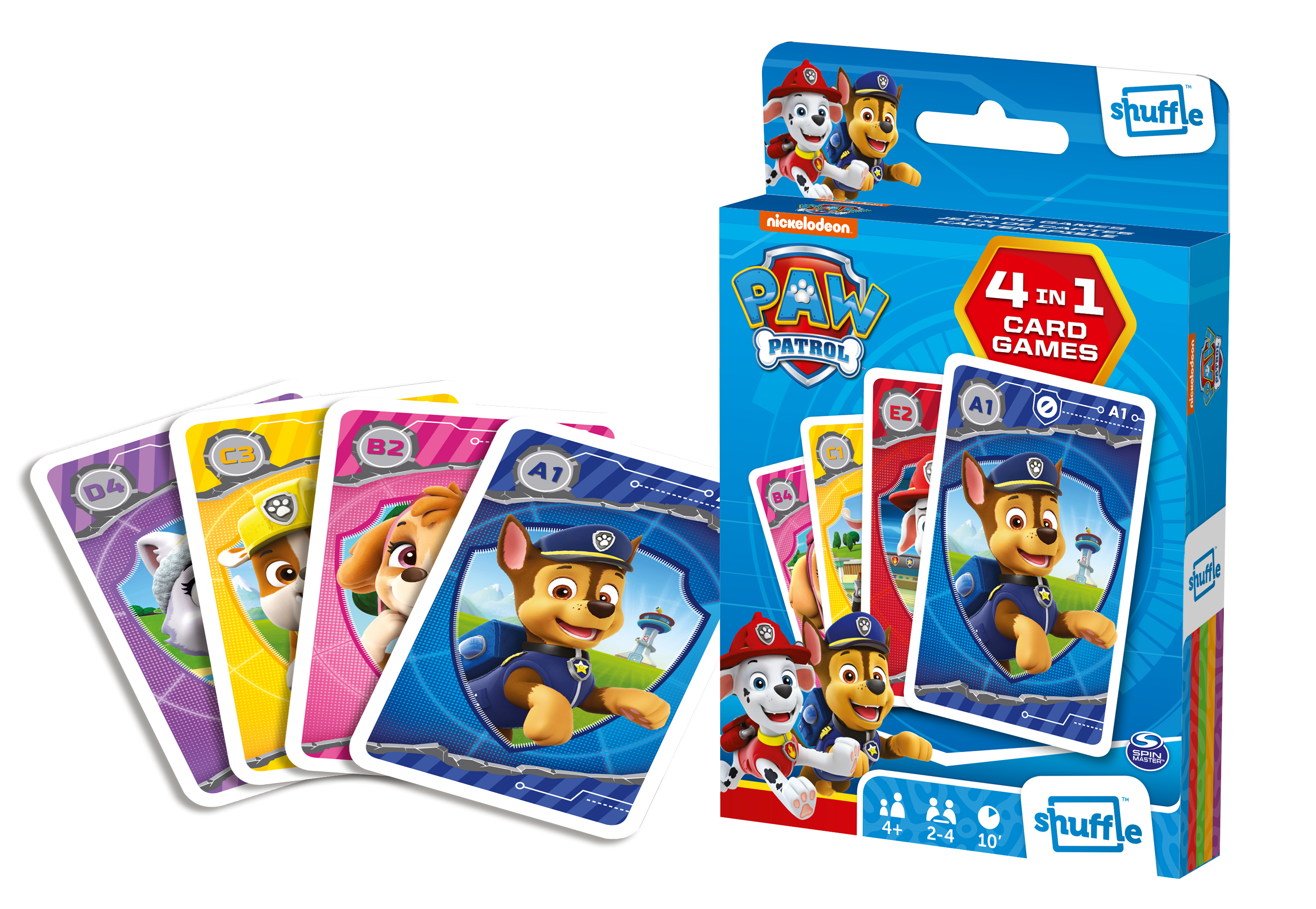 Paw Patrol 4az1-ben kártya játék