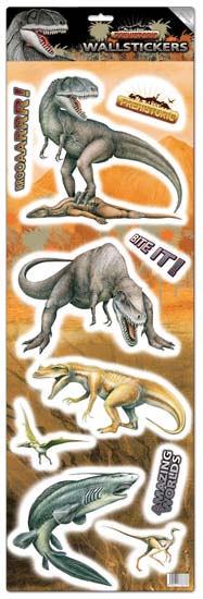 Dinoszauruszok - Prehistória fali dekor matrica (310x960 mm)