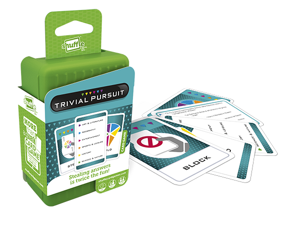Shuffle - Trivial Pursuit, Csend el a választ! úti társas játék (angol nyelvű)