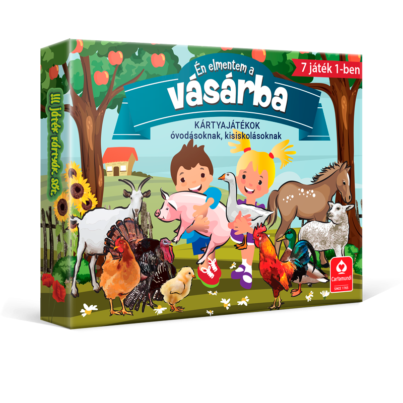 Én elmentem a vásárba... - kártya játékok óvodásoknak