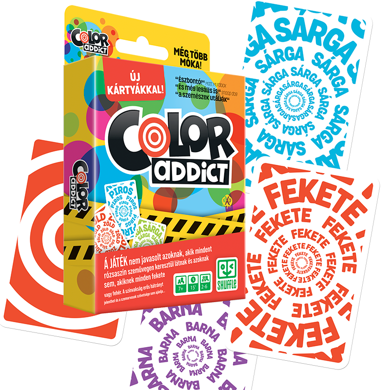 Color Addict FLIP - Legyél Te is színfüggőbb! kétoldalas kártya játék