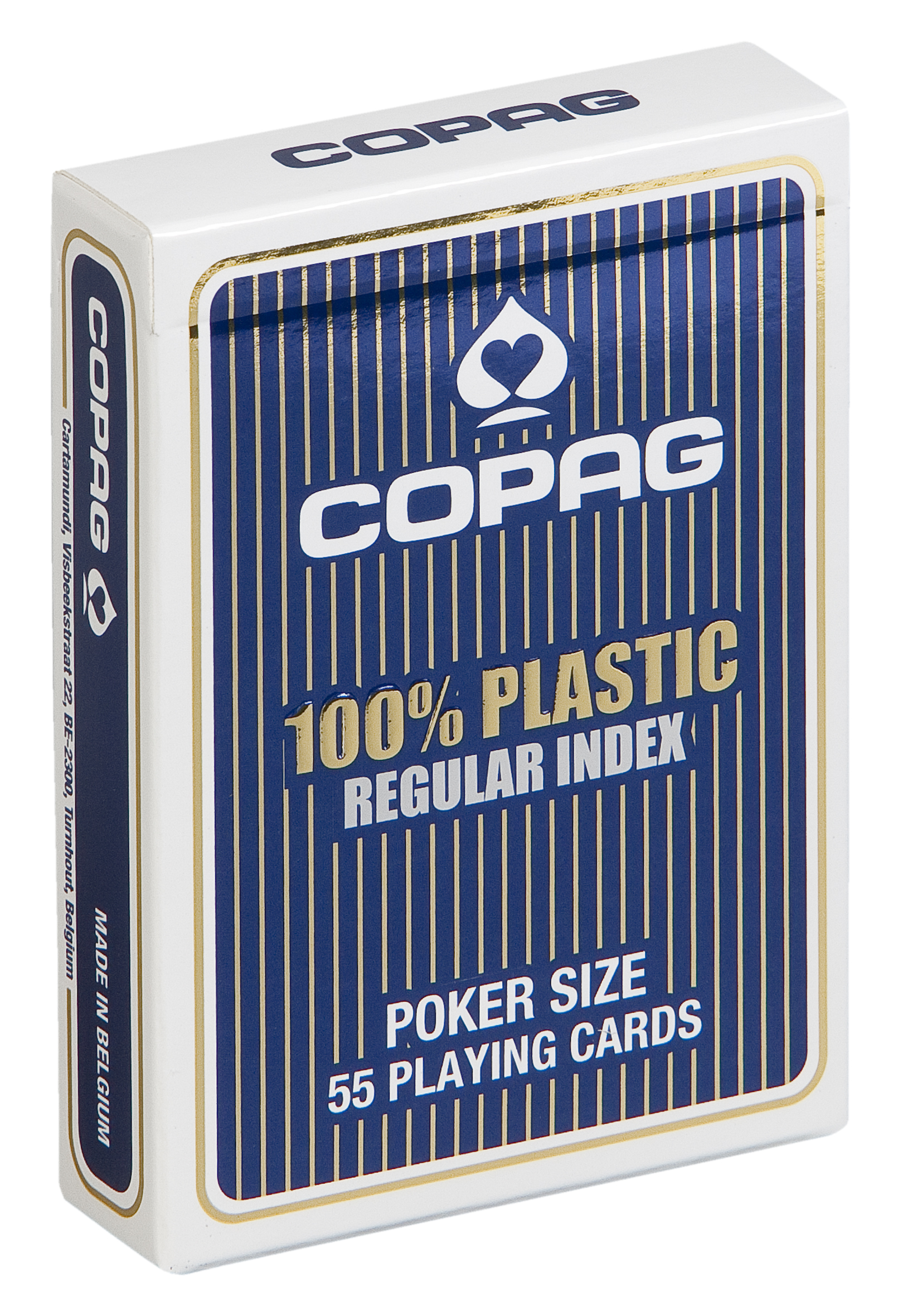 COPAG PK2 kék, 2 normál indexes 100% plasztik póker