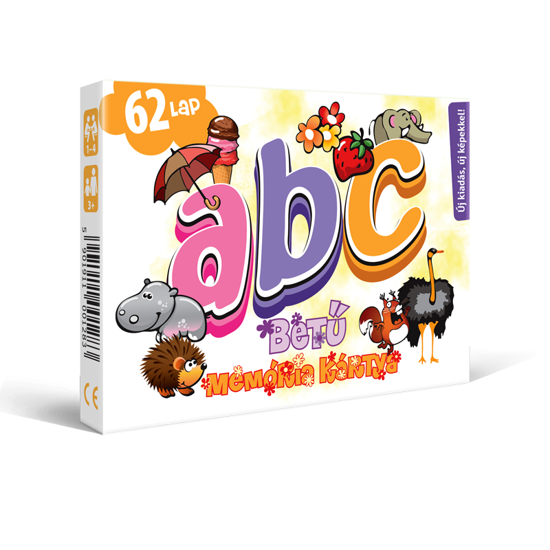 ABC betű memória kártya ÚJ Design ABC betű memória kártya ÚJ Design