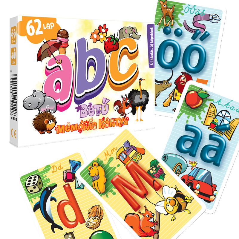 ABC betű memória kártya ÚJ Design ABC betű memória kártya ÚJ Design