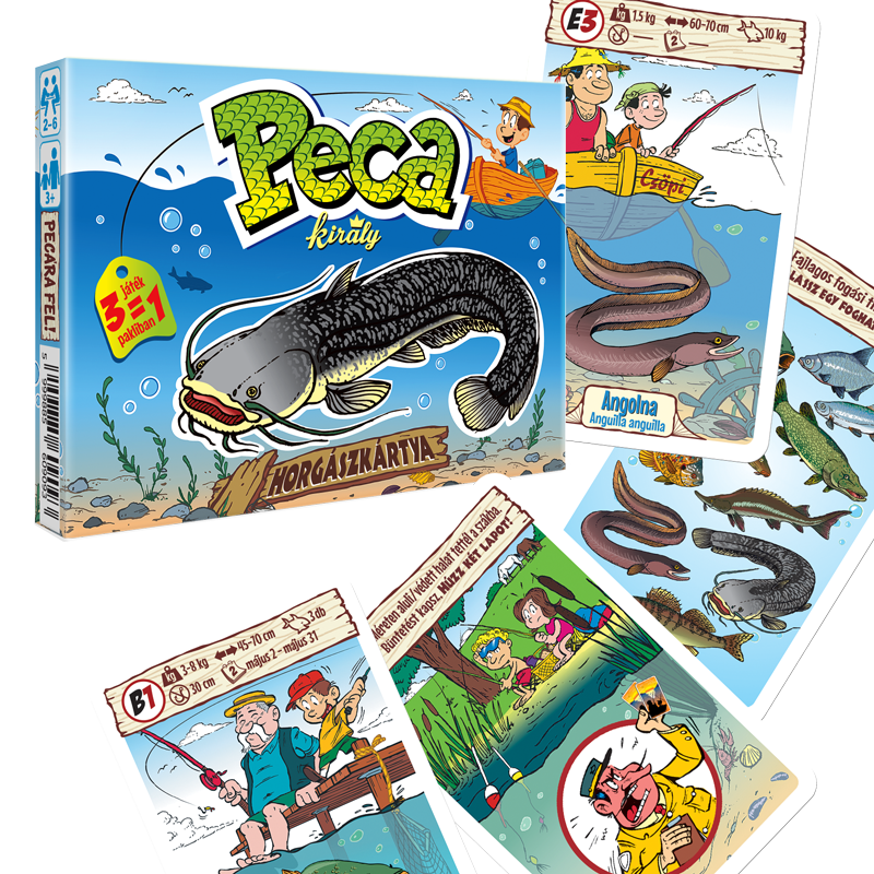 Peca király 3 az 1-ben kártya játék Peca király 3 az 1-ben kártya játék
